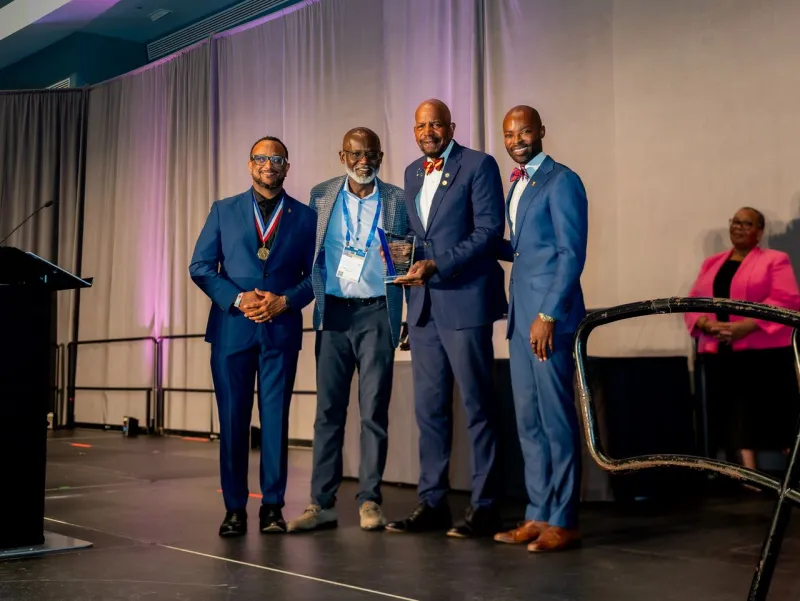 UConn's Professor Sir Cato T. Laurencin Accepts National Medical Association Award with the Imhotep Connecticut National Medical Association Society (CTNMA)