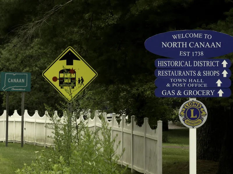 Where exactly is Canaan, Conn.? There are at least two answers