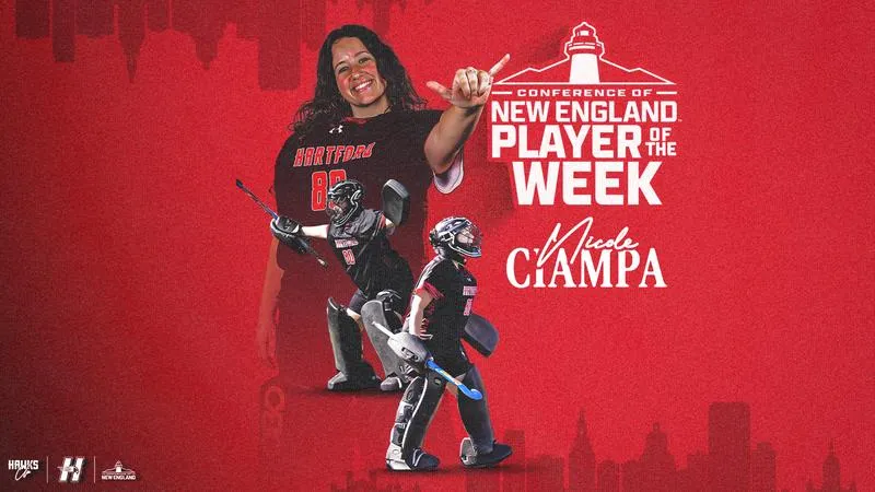 Ciampa Takes Home CNE Defensive Player of the Week Honors
