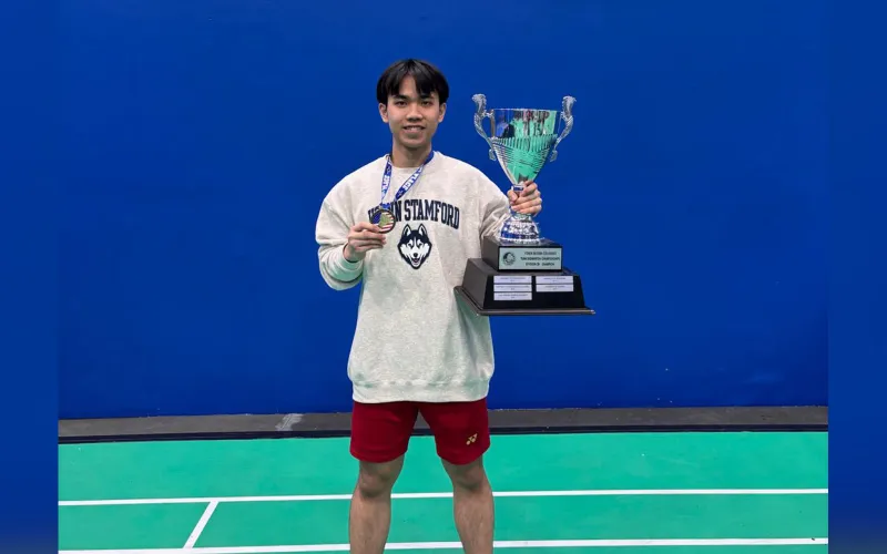 National Badminton Champ Thinh Nguyen Finds Joy in Fast, Strategic Play