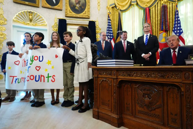Trump auto-enrolls 10s of millions in child investment accounts