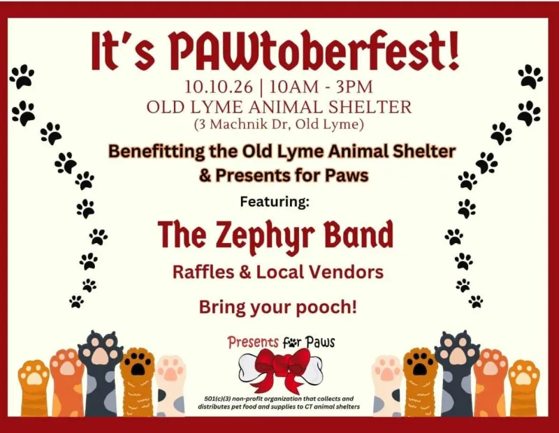 Old Lyme Animal Shelter Hosts PAWtoberfest, Oct. 10