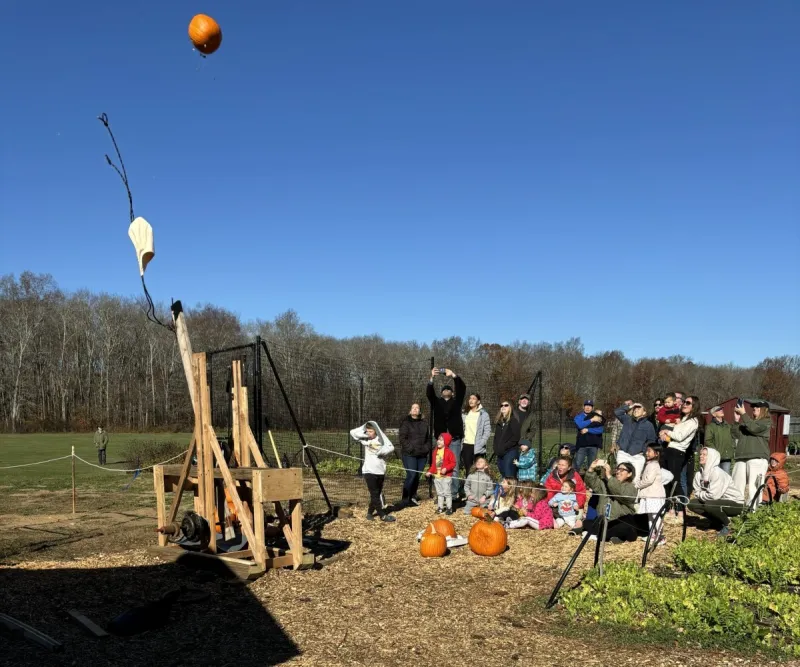 Pumpkin Chunkin' for a Cause at Town Woods Park, Nov. 1