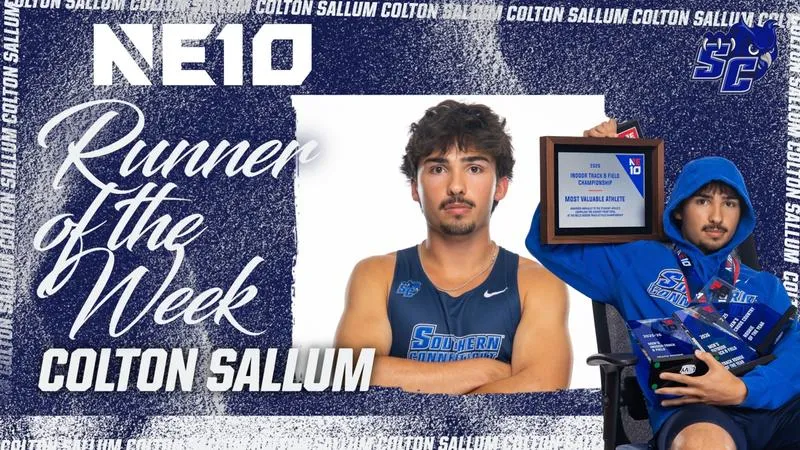 Colton Sallum Named NE10 Men's XC Runner of the Week