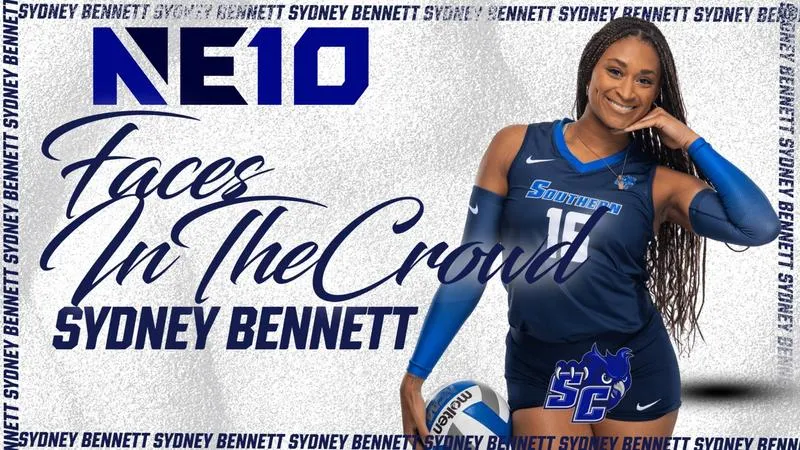 SCSU Volleyball's Sydney Bennett Named To NE10 Faces In The Crowd