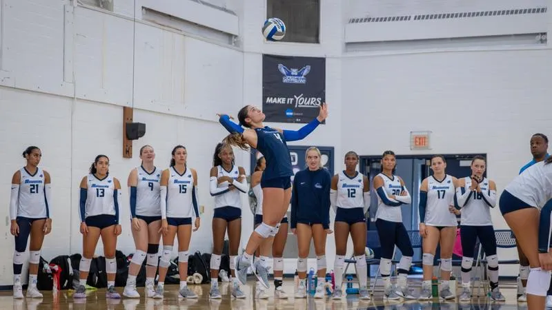SCSU Volleyball Falls To Bentley, 3-1