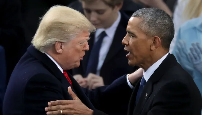 Trump Shares AI Photo Of Obama's Jailhouse Mugshot, Outrage Ensues