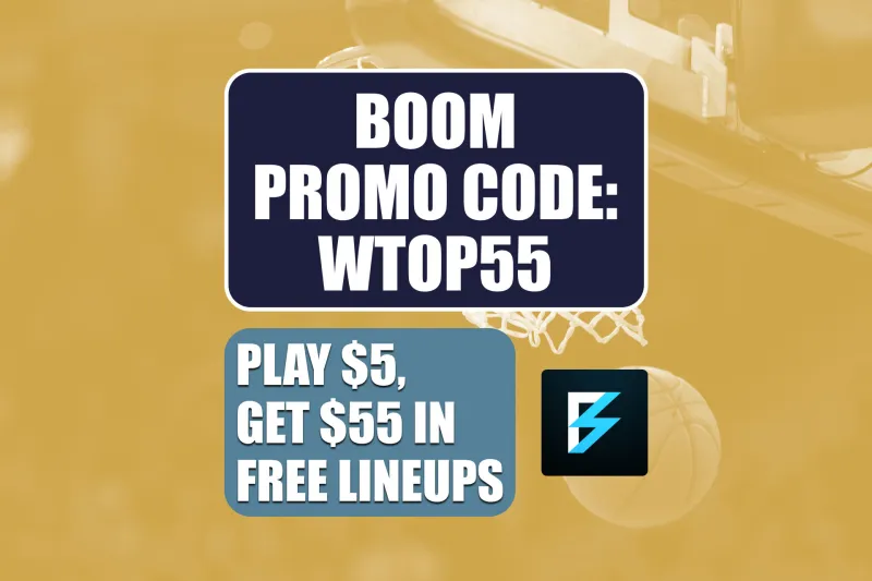 Boom Promo Code WTOP55: Get $55 Bonus for MLB, NBA Finals Game 1 Picks