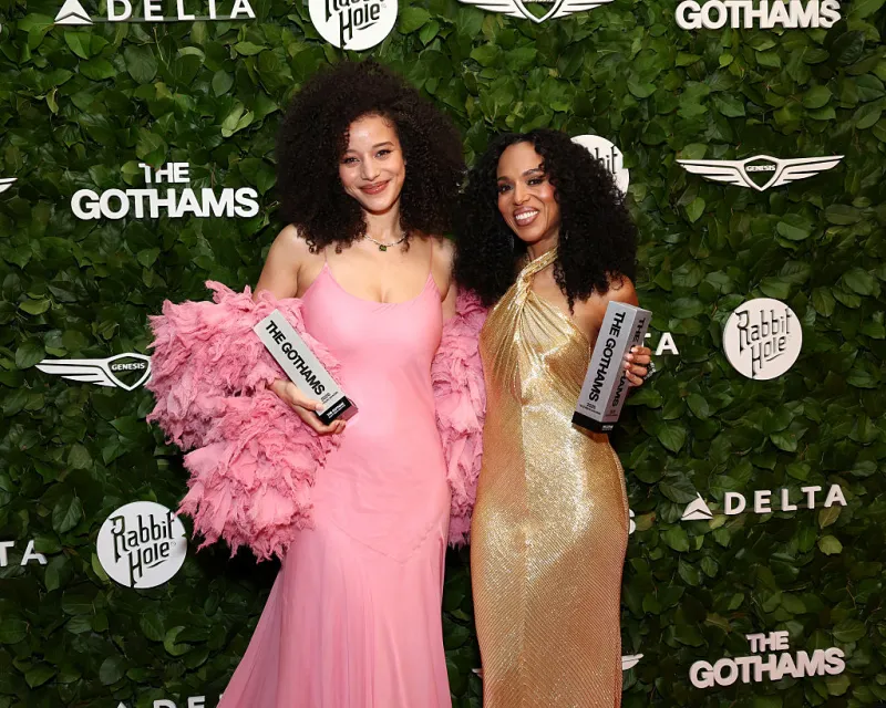Kerry Washington & Chase Infiniti's Big Curls Are Definitely Going On Our Summer Hair Mood Board