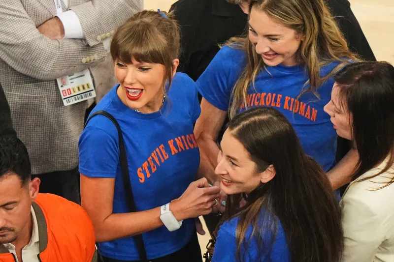 Taylor Swift attends Spurs-Knicks NBA Finals Game 4 at Madison Square Garden