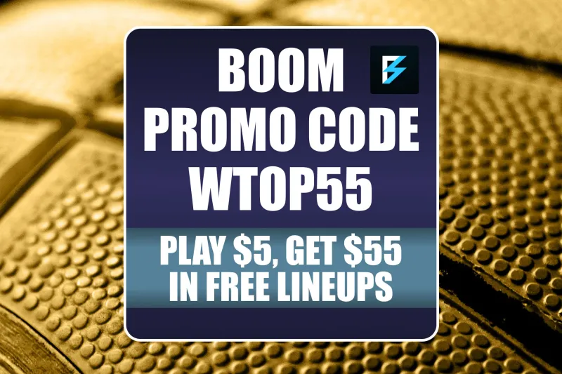 Boom Promo Code WTOP55: Play $5, Get $55 Knicks-Spurs Game 5, World Cup Bonus