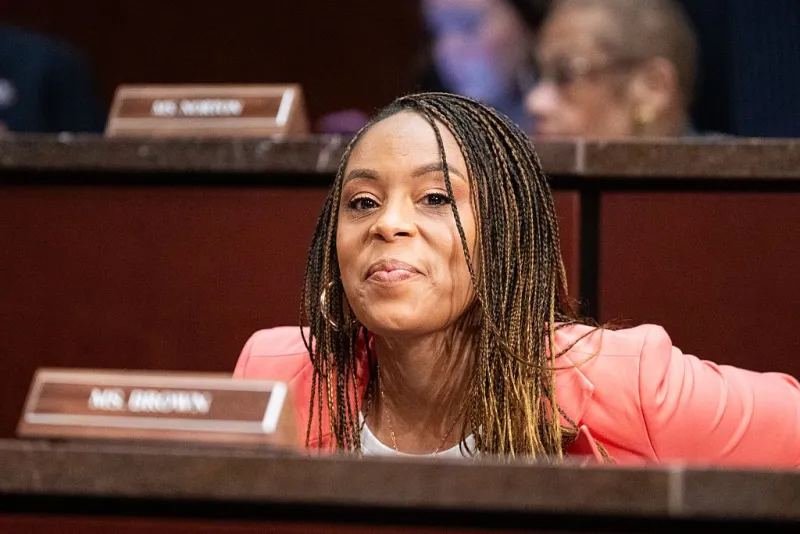 Rep. Shontel Brown Shuts Down Racist GOP Rep James Comer