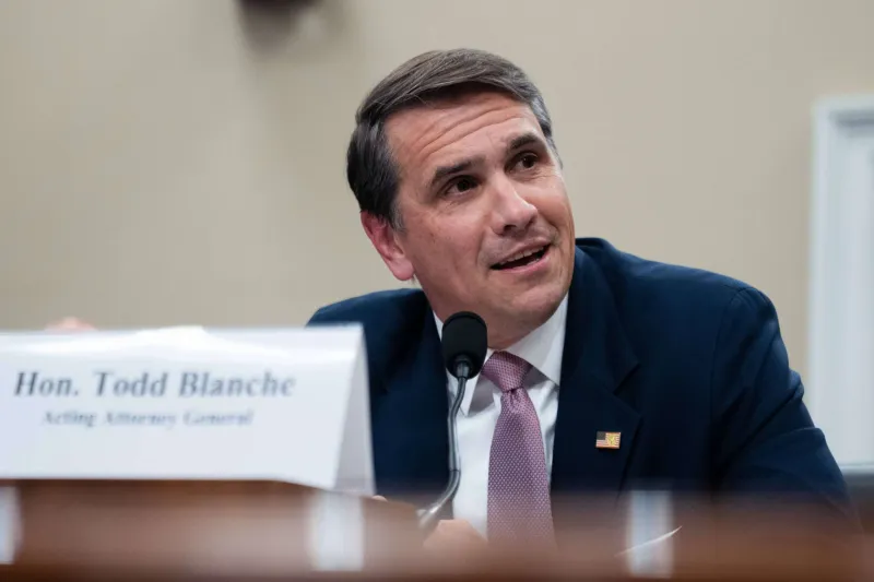 Blanche set for July confirmation hearings for attorney general as Republicans weigh support