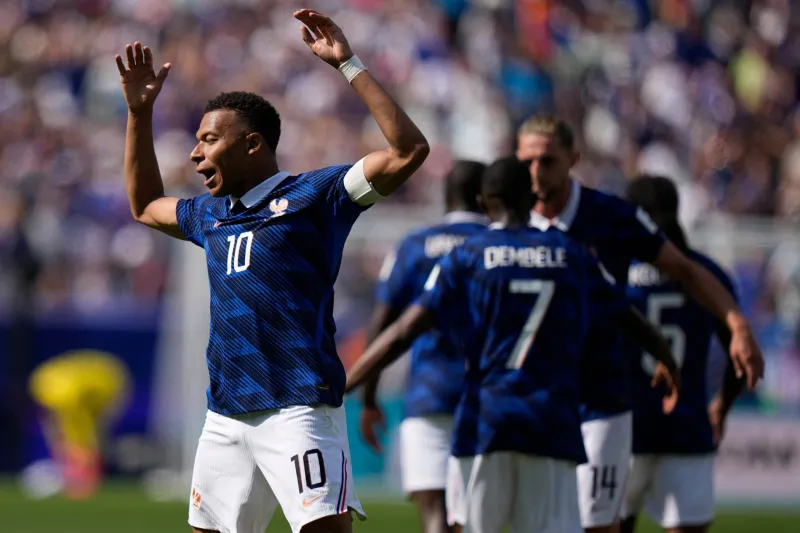 France striker Kylian Mbapp scores 13th and 14th World Cup goals, moving into tie for 3rd most