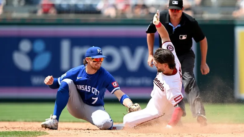 Nationals can't complete sweep, fall 6-2 to Royals