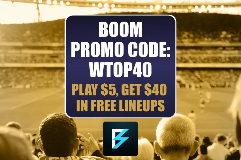 Boom Promo Code WTOP40: Play $5, Get $40 in Lineups for World Cup This Week