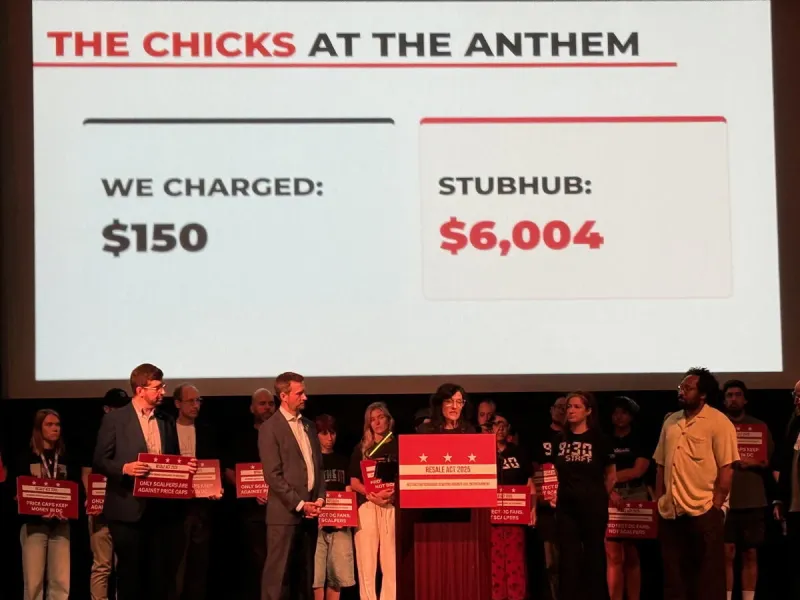 Artists and venues hold rally as DC ticket resale bill advances