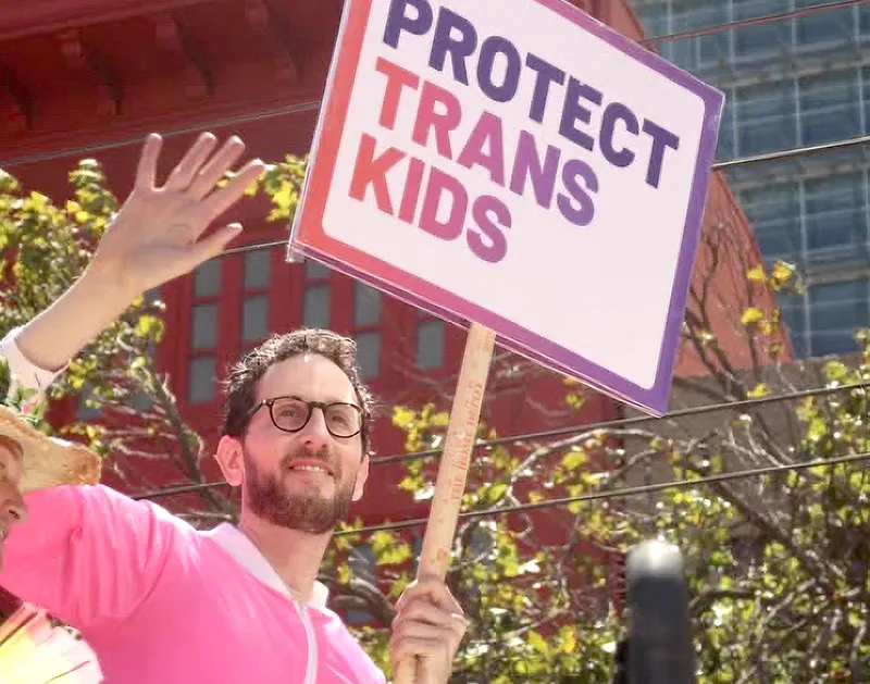 Scott Wiener Chased From Trans March by Anti-Israel Hecklers