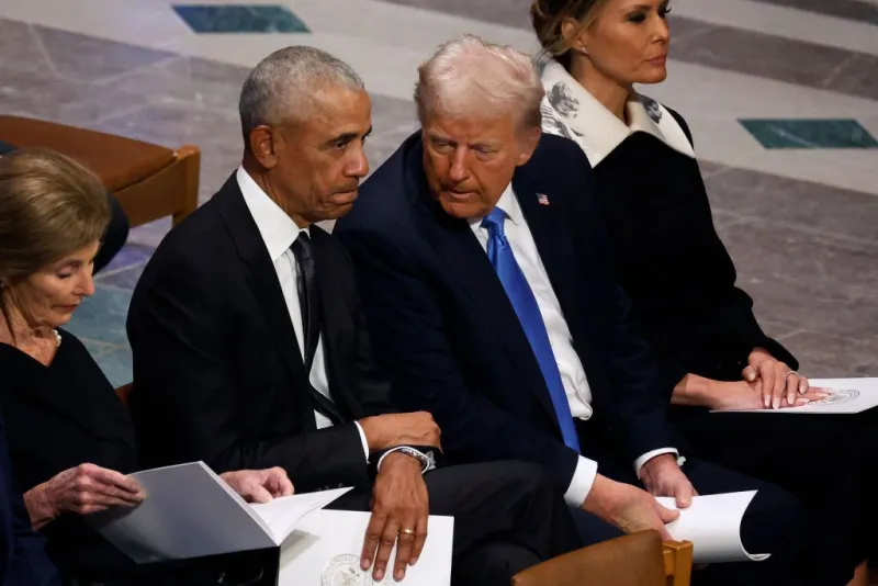Donald Trump Clowned After Comparing Throwback Photo To Barack Obama's Iconic Pic