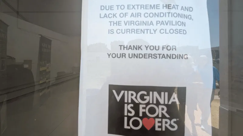 'Extreme heat' closes Virginia pavilion at Great American State Fair