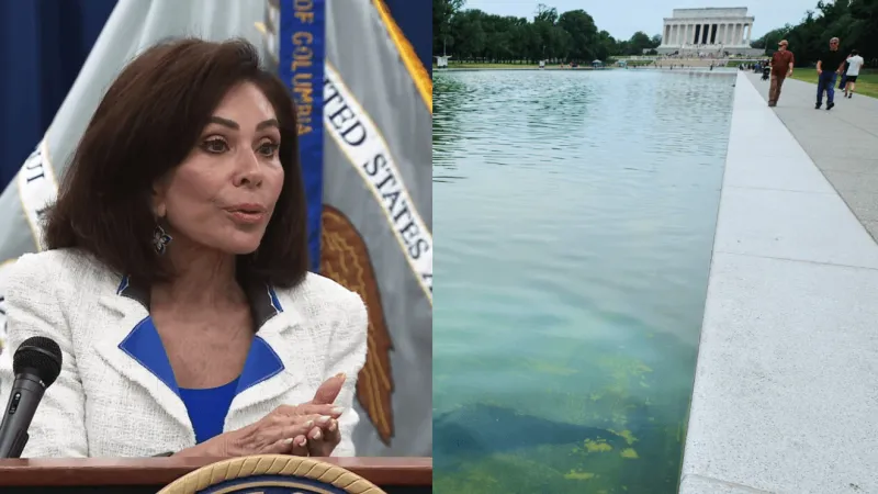 WATCH: Jeanine Pirro to make announcement on Reflecting Pool vandalism