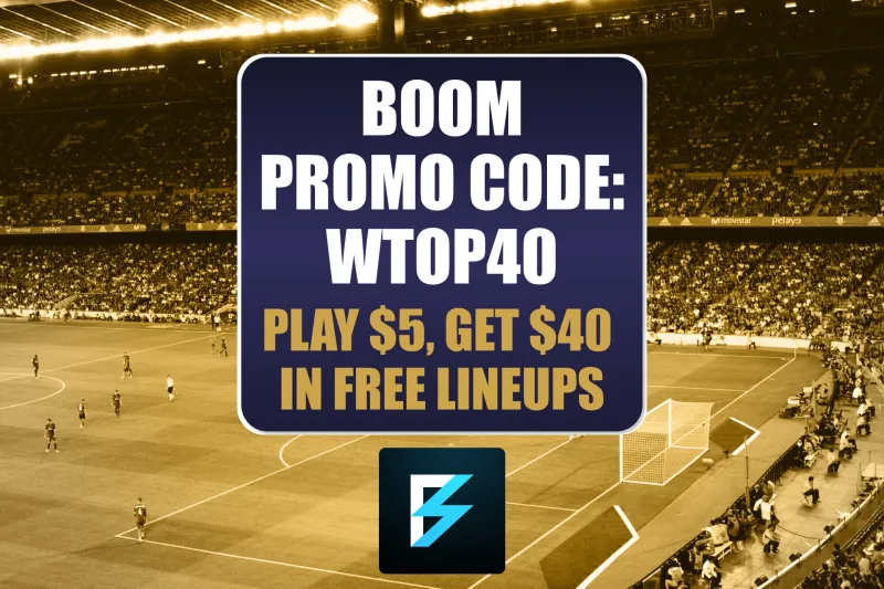 Boom Promo Code WTOP40: Play $5, Get $40 World Cup Bonus for Canada-Morocco, France-Paraguay