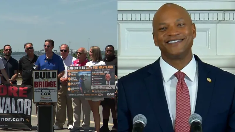 Gov Moore delivers patriotic Independence Day speech as Dan Cox focuses on Maryland issues