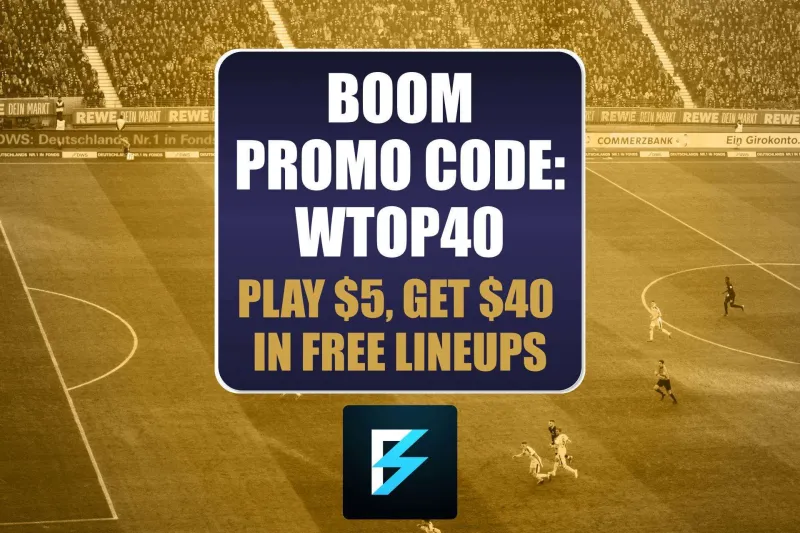Boom Promo Code WTOP40: Get $40 Bonus for United States vs. Belgium World Cup
