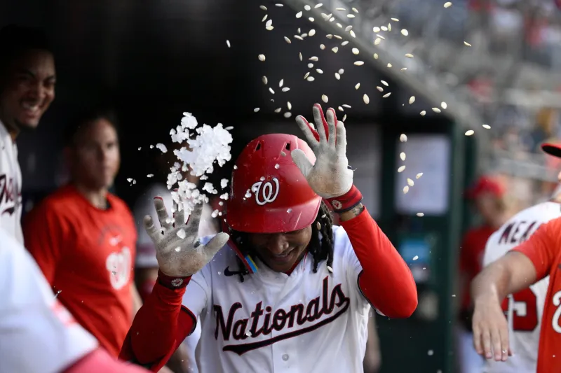 CJ Abrams, Luis Garca Jr. both hit their 20th homers as the Nationals rout the Astros 8-2