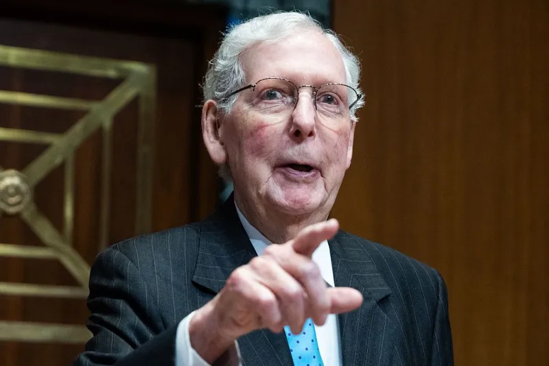 Mitch McConnell's 'Proof Of Life' Photo Fuels More Conspiracy Theories