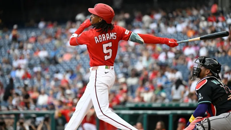 Abrams and Wood each hit 2 homers as Nationals outslug Diamondbacks in 10-7 victory