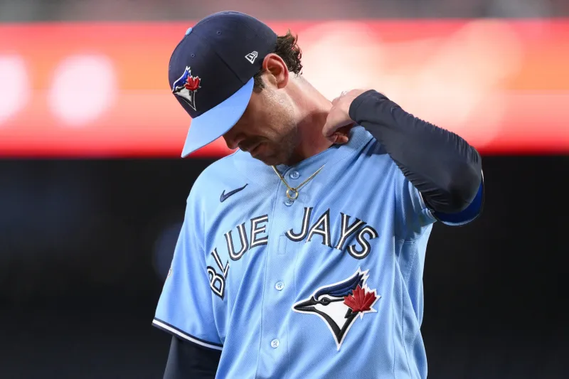 Blue Jays' Shane Bieber struggles with control, walks 6 in two-thirds of an inning vs. Nats