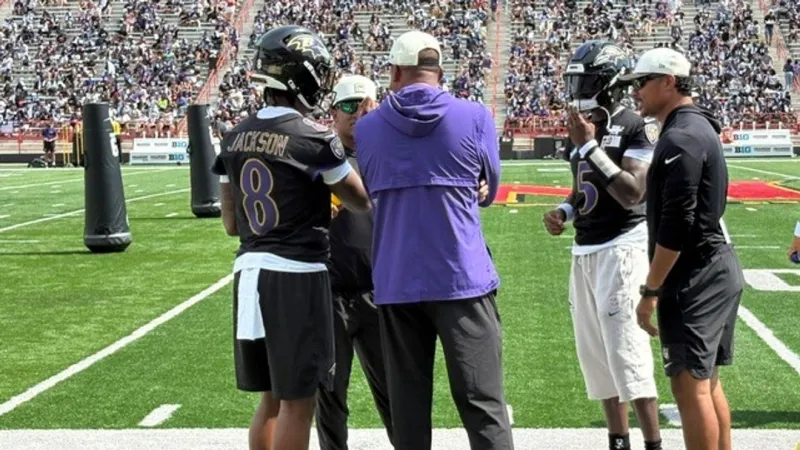 Ravens take over SECU stadium at the University of Maryland