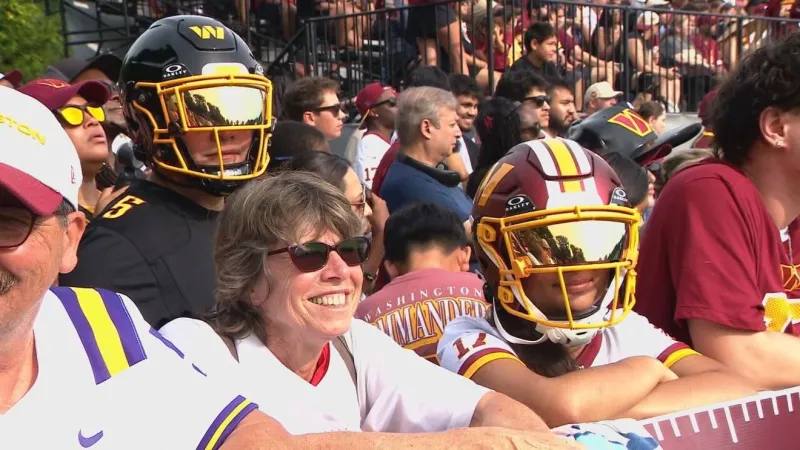 Fans 'Back Together' with Commanders at training camp