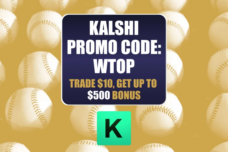 Kalshi Promo Code WTOP: Score Up to $500 Bonus for Any MLB Game Tonight (Aug. 5)