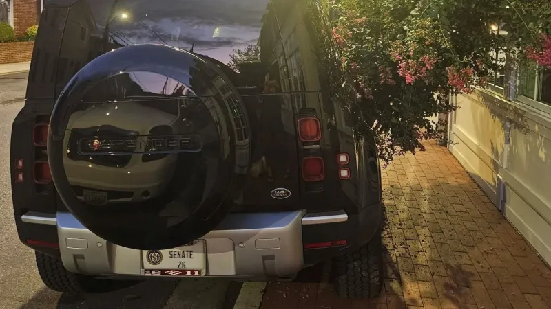 Maryland senator's SUV parked on tree raises accountability questions in Annapolis