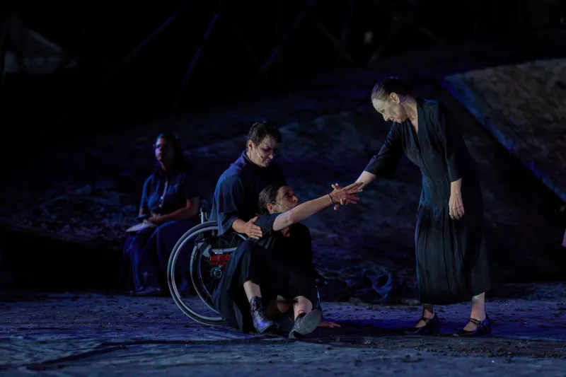 As the world rediscovers 'The Odyssey,' disabled actors in Greece explore the pain of war