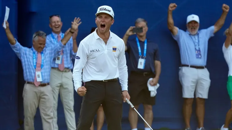 Leesburg's Brennan wins Wyndham Championship and qualifies for PGA Tour postseason