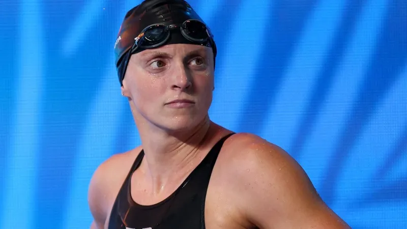 Katie Ledecky surges to 1,500 free win for her first home-soil international medal