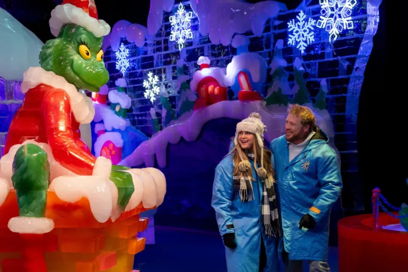 The Grinch is coming to the Gaylord National, but you'll have to bear the cold to see him