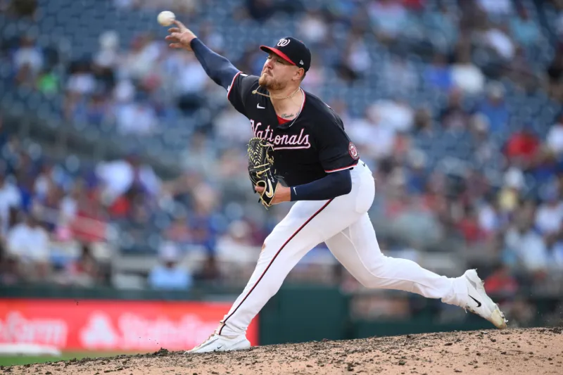 Washington Nationals pitcher Cade Cavalli's no-hit bid ends after 6 2/3 innings against Cubs