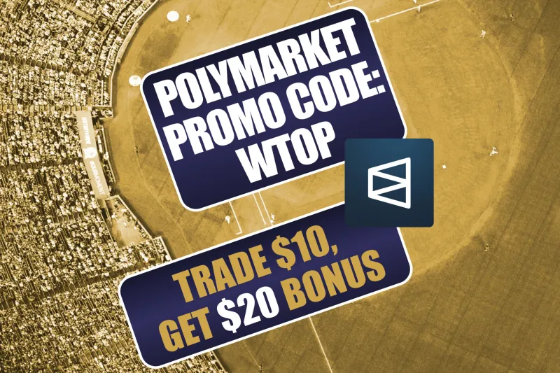 Polymarket Promo Code WTOP: Trade $10, Get $20 Bonus for Monday Night MLB (Aug. 17)