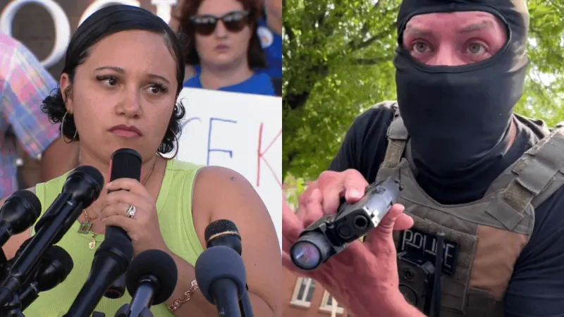 Virginia woman in viral ICE gun-pointing incident to meet with lawmakers on Capitol Hill