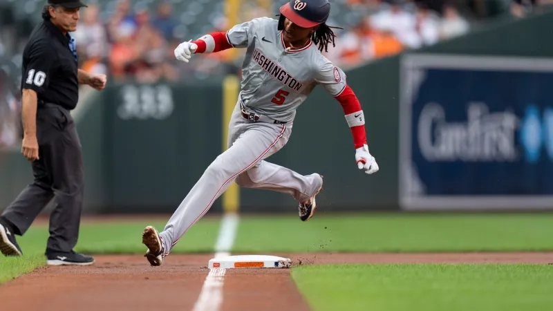 Nationals' CJ Abrams day to day with sprained ankle