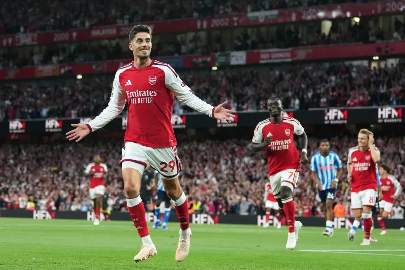 Tzolis shines as Arsenal opens Premier League season by sweeping aside promoted Coventry