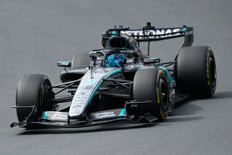 George Russell cruises to sprint race win at F1's Dutch Grand Prix