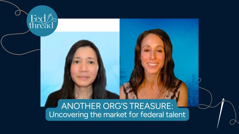 Another Org's Treasure: Uncovering the market for federal talent