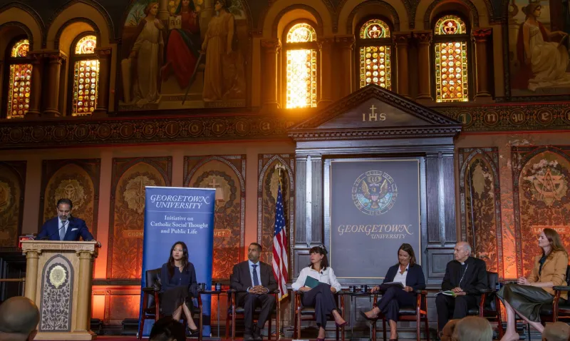 Archbishop, Technology Scholars Advocate Respect for Human Dignity in AI Revolution