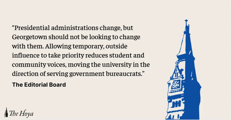EDITORIAL | Stand by Your Students, GU
