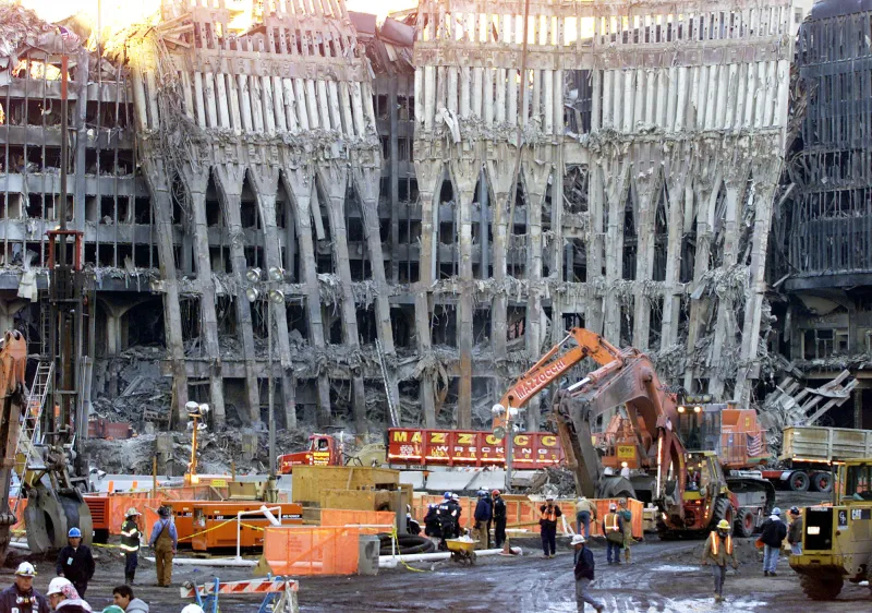 A new Army museum exhibit tells a lesser-known story from September 11: Rebuilding